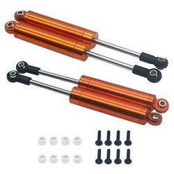 4-Pack Shock Absorber Damper Internal Spring 112mm for 1/10 Crawler Truck HSP HPI AXIAL Tamiya LOSI RC Car Metal Upgraded Parts(Orange)