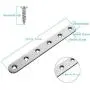 Straight Brace, Ouioui 4 Pieces Stainless Steel Flat Brace (6.18 x 0.78 inch, 157 x 20mm) Braces Joining Plate Connector Support Bracket for Shelves Cabinets Wood Furniture, 24 Pieces Screws Included Straight Brace, Ouioui 4 Pieces Stainless Steel Flat Brace (6.18 x 0.78 inch, 157 x 20mm) Braces Joining Plate Connector Support Bracket for Shelves Cabinets Wood Furniture, 24 Pieces Screws Included