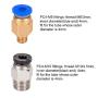 Aokin 3 Pcs Bowden PTFE Tubing (1m/Pcs) for 1.75mm Filament with 4 Pcs PC4-M6 Fittings and 4 Pcs PC4-M10 Pneumatic Fittings for Creality Ender 3/3 Pro/5/CR-10/10S 3D Printer, etc.