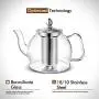 Hiware 1000ml Glass Teapot with Removable Infuser, Stovetop Safe Tea Kettle, Blooming and Loose Leaf Tea Maker Set