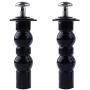 Toilet Seat Hinge Screw Compatible with TOTO Toilet, Expanding Rubber Bolt Top Nuts Set for Top Mount Toilet Seat Tightening Kit Replacement,Toilet Seat Blind Hole Fixing Kit for TOTO Toilets,2 Pack