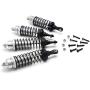 Hosim Front & Rear Shock Absorber Springs Damper Kits Aluminum Alloy for 1/10 Traxxas Slash 4x4 4WD RC Cars Upgrades Replacement Accessories Silver (4PCS)