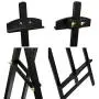 Marble Field Adjustable Wooden Tripod Easel Display Floor Easel Sketch Painting Portable, Black