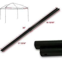 OZARK TRAIL 12 x 12 Straight Leg Instant Canopy Gazebo 36'' Side Truss Bars Replacement Parts Frame Repair (Black)