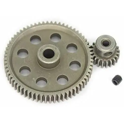 Hobbypark 11184 Steel Metal Spur Diff Differential Main Gear 64T & 11181 Motor Gear 21T RC Replacement Parts for Redcat Volcano EPX HSP 1/10 Monster Truck Brontosaurus 94111 Hobbypark 11184 Steel Metal Spur Diff Differential Main Gear 64T & 11181 Motor Gear 21T RC Replacement Parts for Redcat Volcano EPX HSP 1/10 Monster Truck Brontosaurus 94111