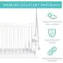 Best Choice Products 48in 3-Seater Hanging Porch Swing Acacia Wood Curved Back Bench Outdoor Patio Conversation Furniture for Yard, Patio, Deck w/Mounting Chains – White