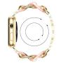 ANCOOL Compatible with Apple Watch Link Bracelet Series 6 Band Women Men, Stainless Steel Metal Link Wristband Replacement for Apple Watch Series 6 5 4 3 2 1