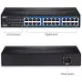 TRENDnet 24-Port Unmanaged Gigabit GREENnet Desktop Metal Switch, TEG-S24DG, Ethernet/Network Switch, 24 x 10/100/1000 Gigabit Ethernet RJ-45 Ports, 48 Gbps Switching Capacity, Lifetime Protection,Black TRENDnet 24-Port Unmanaged Gigabit GREENnet Desktop Metal Switch, TEG-S24DG, Ethernet/Network Switch, 24 x 10/100/1000 Gigabit Ethernet RJ-45 Ports, 48 Gbps Switching Capacity, Lifetime Protection,Black