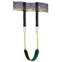 OLIVIA & AIDEN Heavy Duty Swing Seat with Rubber Coated 66” Chain, Tree Swing Straps, Mounting Caribiners | Complete Swing Set | Swing Set Accessories and Replacement Seat | Outdoor Tree Swing