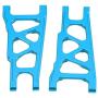 Dilwe RC Car Suspension Arm, Aluminium Alloy Front Rear Universal Suspension Arm for Traxxas Slash 1/10 Scale RC Car Upgrade RC Model Part Accessory(Blue)