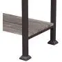 Hombazaar 6-Tier Tall Bookshelf, Vintage Industrial Metal Bookcase Display Rack and Storage Organizer for Living Room, Grey Oak Hombazaar 6-Tier Tall Bookshelf, Vintage Industrial Metal Bookcase Display Rack and Storage Organizer for Living Room, Grey Oak
