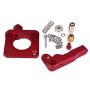 Houkr 3D Printer Parts Extruder Upgrade Replacement, MK8 Extruder Aluminum Alloy Block Bowden Extruder 1.75mm Filament for Creality 3D Ender 3,CR-7,CR-8, CR-10, CR-10S, CR-10 S4 S5 (Right Side)