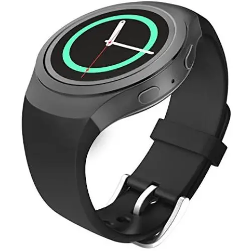 MoKo Watch Band Compatible with Gear S2, Soft Silicone Replacement Sport Band fit Gear S2 (SM-R720 / SM-R730 ONLY) Smart, NOT FIT S2 Classic Watch (SM-R732 & SM-R735), NOT FIT Gear Fit2, Black MoKo Watch Band Compatible with Gear S2, Soft Silicone Replacement Sport Band fit Gear S2 (SM-R720 / SM-R730 ONLY) Smart, NOT FIT S2 Classic Watch (SM-R732 & SM-R735), NOT FIT Gear Fit2, Black