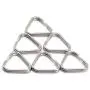HITHUT 6pcs Camera Eyelet Ring Split Ring Lug Ring Triangle Strap Ring Hook for DSLR RF Mirrorless Camera (Stainless Steel) HITHUT 6pcs Camera Eyelet Ring Split Ring Lug Ring Triangle Strap Ring Hook for DSLR RF Mirrorless Camera (Stainless Steel)