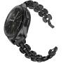 TOTOUTHS Compatible with Samsung Galaxy 42mm/Galaxy Watch 3 41mm Bands Women Bracelet Replacement for Galaxy Active 2 40mm 44mm/Gear S2 Classic/Gear Sport Metal Strap Wristband 20mm Pins (Black)