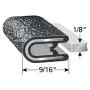 Trim-Lok Edge Trim – Fits 1/8” Edge, 9/16” Leg Length, 25’ Length, Black, Pebble Texture – Flexible PVC Edge Protector for Sharp/Rough Surfaces, Easy to Install Trim-Lok Edge Trim – Fits 1/8” Edge, 9/16” Leg Length, 25’ Length, Black, Pebble Texture – Flexible PVC Edge Protector for Sharp/Rough Surfaces, Easy to Install