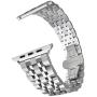 ARTCHE Smartwatch Band Compatible with Apple Watch 42mm 44mm, Premium Stainless Steel Replacement Strap Metal Sports Wristband Link Belt for iWatch Series 5/4/3/2/1, Silver