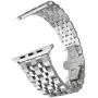 ARTCHE Smartwatch Band Compatible with Apple Watch 42mm 44mm, Premium Stainless Steel Replacement Strap Metal Sports Wristband Link Belt for iWatch Series 5/4/3/2/1, Silver