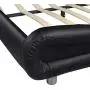 Amolife Upholstered Queen Bed Frame/Deluxe Solid Modern Platform Bed/Mattress Foundation/Faux Leather Queen Size Bed Frame with Adjustable Headboard and Slat Support, Black Amolife Upholstered Queen Bed Frame/Deluxe Solid Modern Platform Bed/Mattress Foundation/Faux Leather Queen Size Bed Frame with Adjustable Headboard and Slat Support, Black