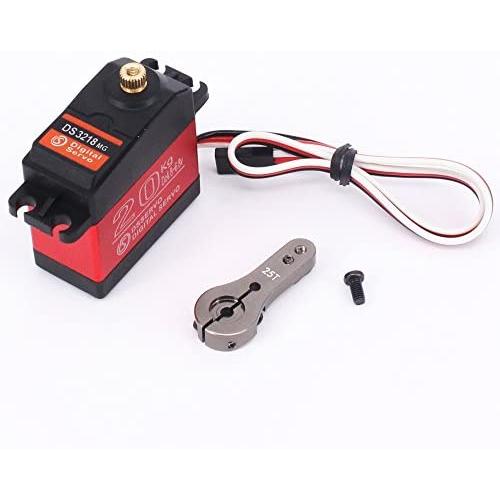 ZOSKAY 1X DS3218 Update servo 20KG Full Metal Gear Digital servo Baja servo Waterproof servo for Baja Cars( Control Angle 270)