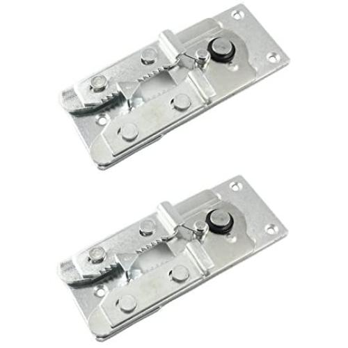 Two (2) Metal Couch / Sofa Snap Style Sectional Connector with Screws Two (2) Metal Couch / Sofa Snap Style Sectional Connector with Screws