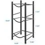 AIYAKA 3 Tier Heavy Duty Gallon Water Cooler Jug Rack,Can be Placed in the Home, Office Organization,Detachable,Save Space,Black AIYAKA 3 Tier Heavy Duty Gallon Water Cooler Jug Rack,Can be Placed in the Home, Office Organization,Detachable,Save Space,Black