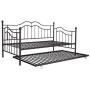 DHP Tokyo Daybed and Trundle with Metal Frame, Twin Over Twin Size, Brushed Bronze