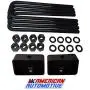 American Automotive Compatible C1500 C2500 C3500 3'' Rear Suspension Lift Solid Steel Blocks +12'' U Bolts American Automotive Compatible C1500 C2500 C3500 3'' Rear Suspension Lift Solid Steel Blocks +12'' U Bolts