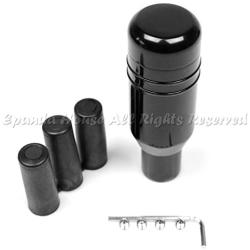 EpandaHouse Made for Thread Size M12 M8 M10 USA Black Spring Operated Metal Automatic Shift Knob W/Button