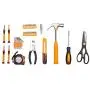 CARTMAN Orange 39-Piece Tool Set - General Household Hand Tool Kit with Plastic Toolbox Storage Case CARTMAN Orange 39-Piece Tool Set - General Household Hand Tool Kit with Plastic Toolbox Storage Case