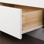 Prepac Full Mates Platform Storage Bed with 6 Drawers, White