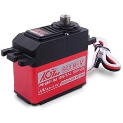 AGFrc High-Speed Brushless Steering RC-Servo-Motor - 0.055s Digital Servo with Metal Gear for 1/10 RC Car Boat Crawler(B53BHM)