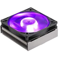 Cooler Master MasterAir G200P Low-Profile CPU Cooling System - 39.5mm Mini-ITX/SFF Clearance, High-Performance 92mm RGB Fan, 2 Copper Heat Pipes - AMD/Intel Compatible