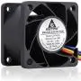 GDSTIME 40mm PWM Fan 4-Pin 12V 40x40x28mm Dual Ball Bearing High Speed Brushless DC Cooling Fans