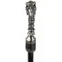 Design Toscano Dragons Thorne Drakkar Dragon Gothic Walking Stick, 38 Inch, Polyresin Handle and Metal Cane, Silver Chrome