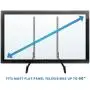 Mount-It! Universal TV Stand Base Replacement, Table top Pedestal Mount Fits 32 37 40 42 47 50 55 60 inch LCD LED Plasma TVs, 110 Lb Capacity Mount-It! Universal TV Stand Base Replacement, Table top Pedestal Mount Fits 32 37 40 42 47 50 55 60 inch LCD LED Plasma TVs, 110 Lb Capacity