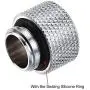 uxcell Male to Female Extender Fitting G1/4 x 10mm for PC Water Cooling System Silver