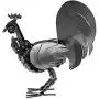 Handmade Mechanical Rooster Recycled Auto Part Sculpture (Mexico) Grey Metal Handmade Mechanical Rooster Recycled Auto Part Sculpture (Mexico) Grey Metal