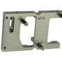 JVSISM Rc Car Metal Steering Servo Warehouse Fixed Mounting Bracket for Wpl B14 B24 C14 C24 Q65 Mn D90 D99S Mn45,Black