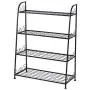 FaithLand 4-Tier Indoor/Outdoor Metal Plant Stand, Flower Pots Holder, Plant Display Rack, Stand Shelf, Shoe Organizer, Utility Storage Organizer Rack FaithLand 4-Tier Indoor/Outdoor Metal Plant Stand, Flower Pots Holder, Plant Display Rack, Stand Shelf, Shoe Organizer, Utility Storage Organizer Rack