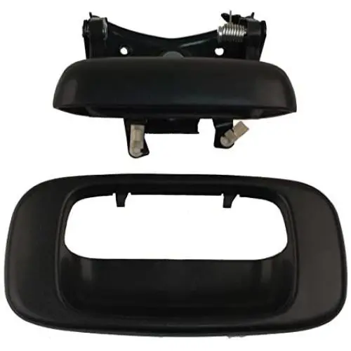 Auto Parts Avenue 15997911, 15228539 Black Chevy Silverado Sierra 99-07 Textured Blk Tail Gate Door Handle with Bezel Set, Pack Auto Parts Avenue 15997911, 15228539 Black Chevy Silverado Sierra 99-07 Textured Blk Tail Gate Door Handle with Bezel Set, Pack
