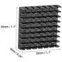 uxcell Electronic Radiators Heatsink for MOS GPU IC Chip Black 28 x 28 x 6 mm 10pcs