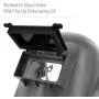 Fibre-Metal by Honeywell Tigerhood Classic Thermoplastic Welding Helmet with Speedy Loop Hard Hat Mount, Gray (5906GY)