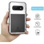 LOVE MEI Samsung Galaxy S10 Case with Built-in Glass Screen Protector Full-Body Wireless Charging Sturdy Hard Cover Shockproof Dustproof Metal and Silicone Heavy Duty Case for Samsung S10 (Silver)
