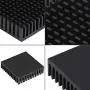 3pcs Aluminum Chipset Heat Radiator Cooling 40mm x 40mm x 11mm, Suitable for nema 17 Stepper Motor heatsink 3pcs Aluminum Chipset Heat Radiator Cooling 40mm x 40mm x 11mm, Suitable for nema 17 Stepper Motor heatsink