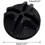 HOWDIA 3.6cm/1.417'' Wire Cube Plastic Connectors for Wire Grid Cube Storage Shelving & Mesh Snap Organizer 50pcs - Black