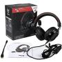 Gaming Headset, GAKOV Gak3 Cool RGB Light, Metal Iron Mesh, HD Clear Hose Microphone Gaming Headphones, 40mm Super Bass Speakers, Soft Memory Earmuffs for Laptop/Mac/Computer/PS4