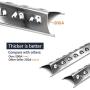 Hongso Stainless Steel Heat Plate Tent for Kenmore 2518SL-2003-N, Master Forge 2518-3, 3218LT, L3218, Brinkmann 810-8410-S, Perfect Flame, Charmglow, 15 3/8 Inches Flavorizer Bar SPE181 (4-Pack)