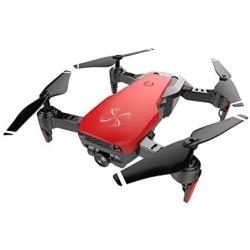 Drone X Pro AIR (RED) 1080P HD Dual Camera Quadcopter with Follow Me Real-Time Transmission Gesture Control Optical Flow Positioning and 2pcs Batteries Included