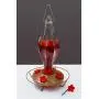 Hummingbird Feeder Durable Metal & Bottle Antique Glass Attract More Hummers to Your House & Outdoor Garden Features 4 Red Flower Feeding Ports It Has 13 Ounces Capacity Hummingbird Feeder Durable Metal & Bottle Antique Glass Attract More Hummers to Your House & Outdoor Garden Features 4 Red Flower Feeding Ports It Has 13 Ounces Capacity